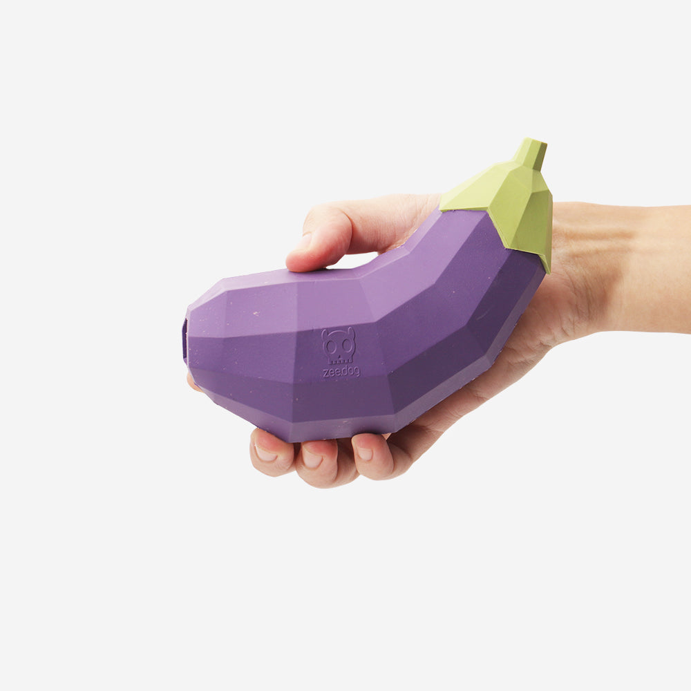 Eggplant | Treat Dispensing Dog Toy