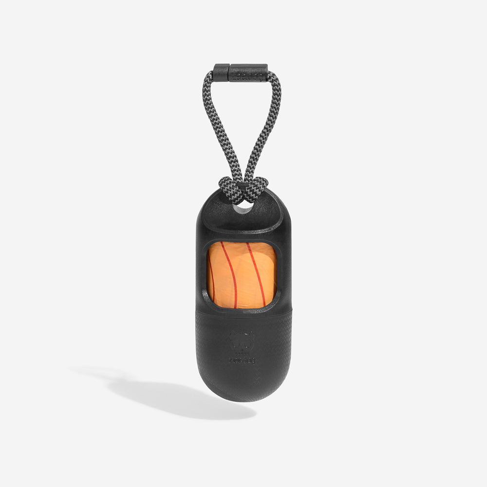 Yizepet Dog Poop Bag Holder With Leakproof Bags - Attaches To Leash, Refillable & Durable