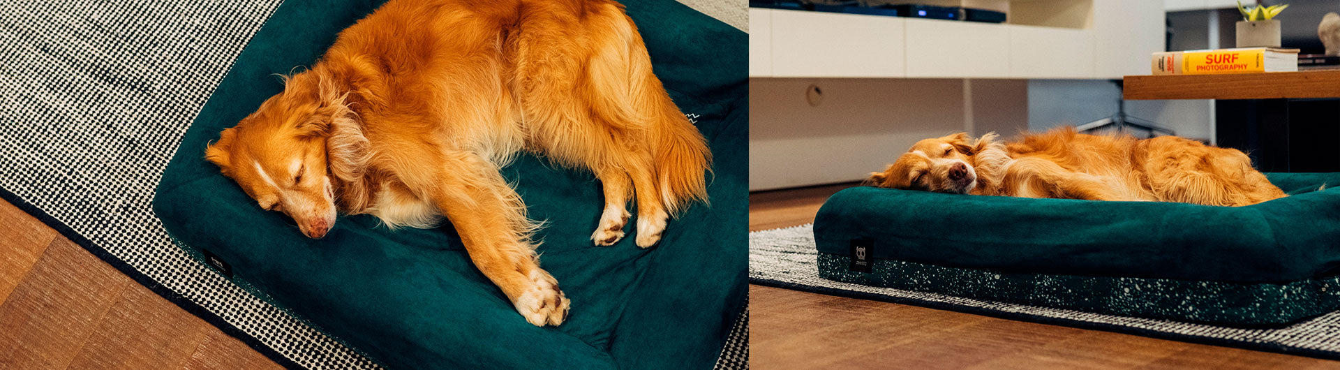 Zee.Dog Green Bed Cover