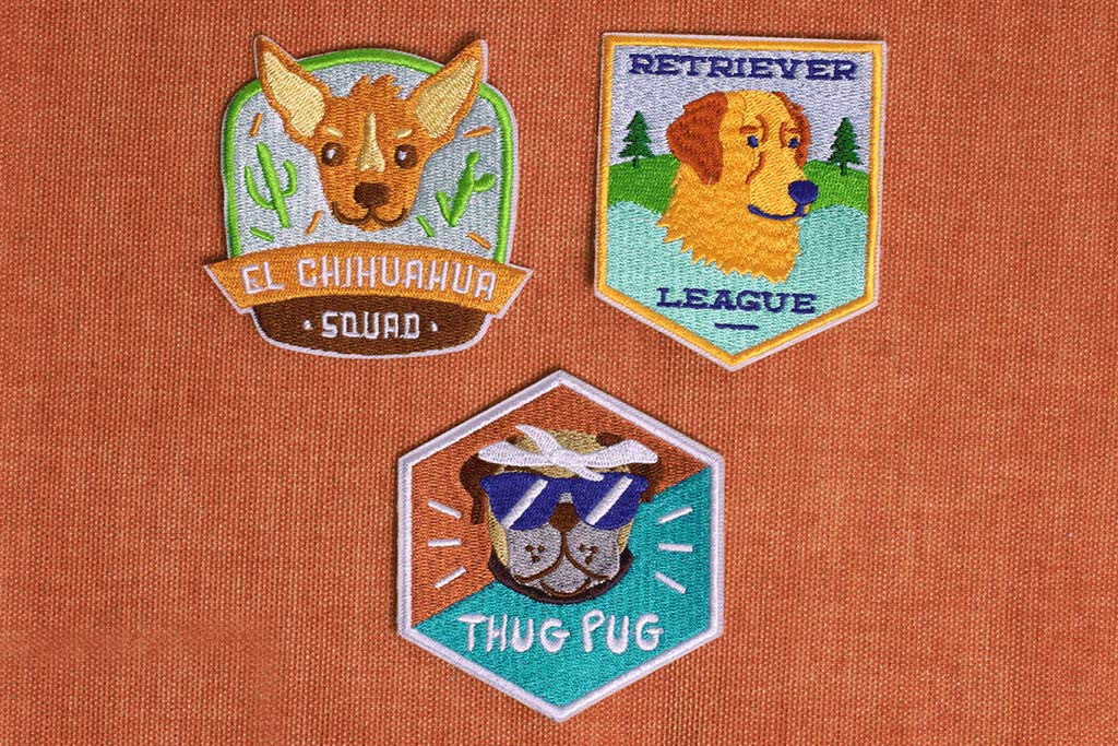 Thug Pug Dog Patch | Zee.Dog