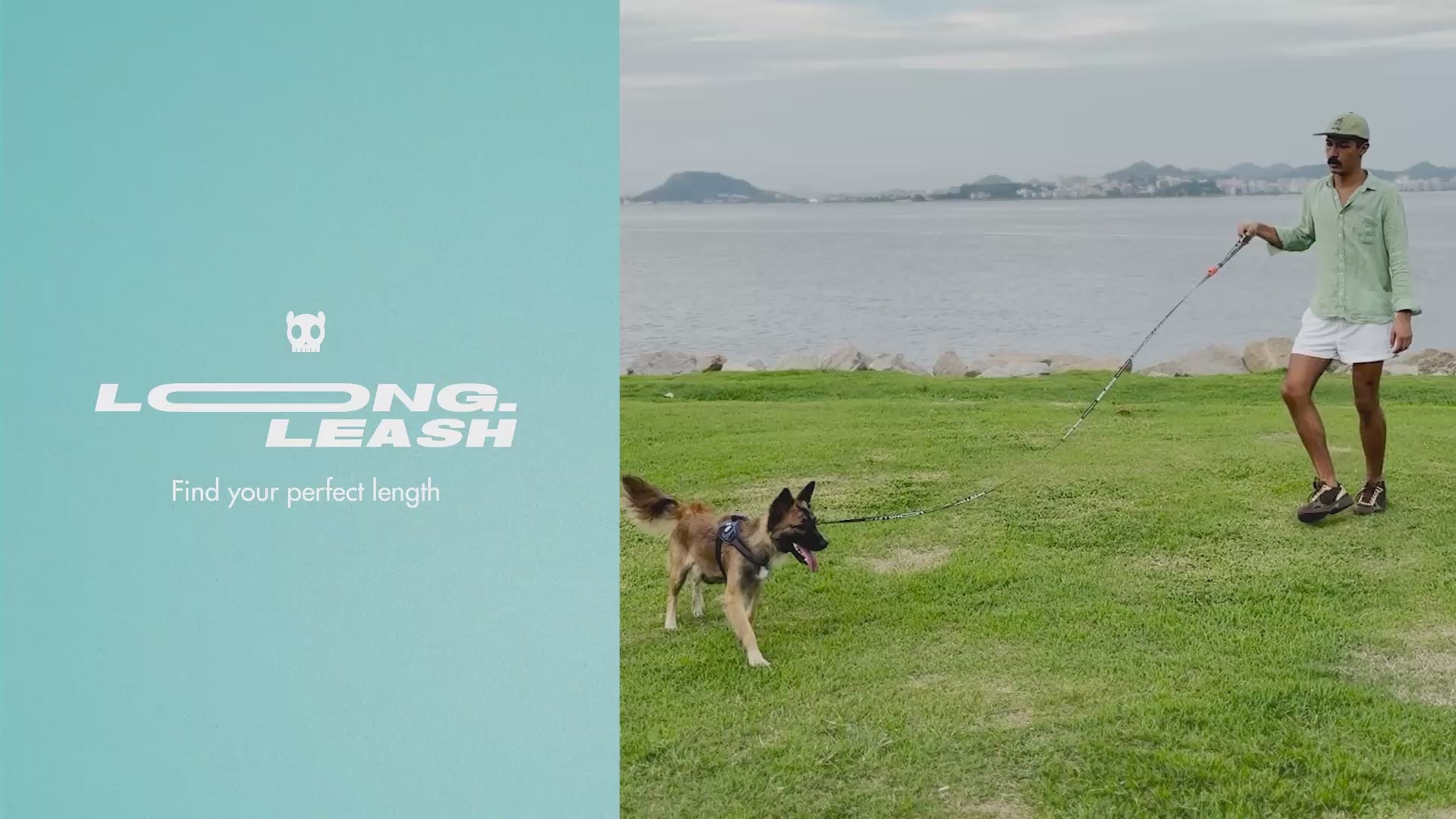 Zee.Dog Adjustable Length Long Dog Leash - 5.75ft. - 10ft. - Primo