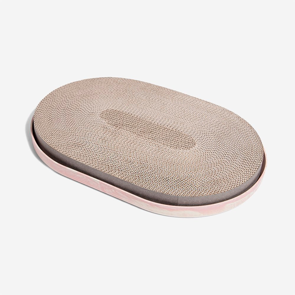 Pink cat on sale scratcher