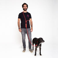 Neon Coral | Hands-Free Leash
