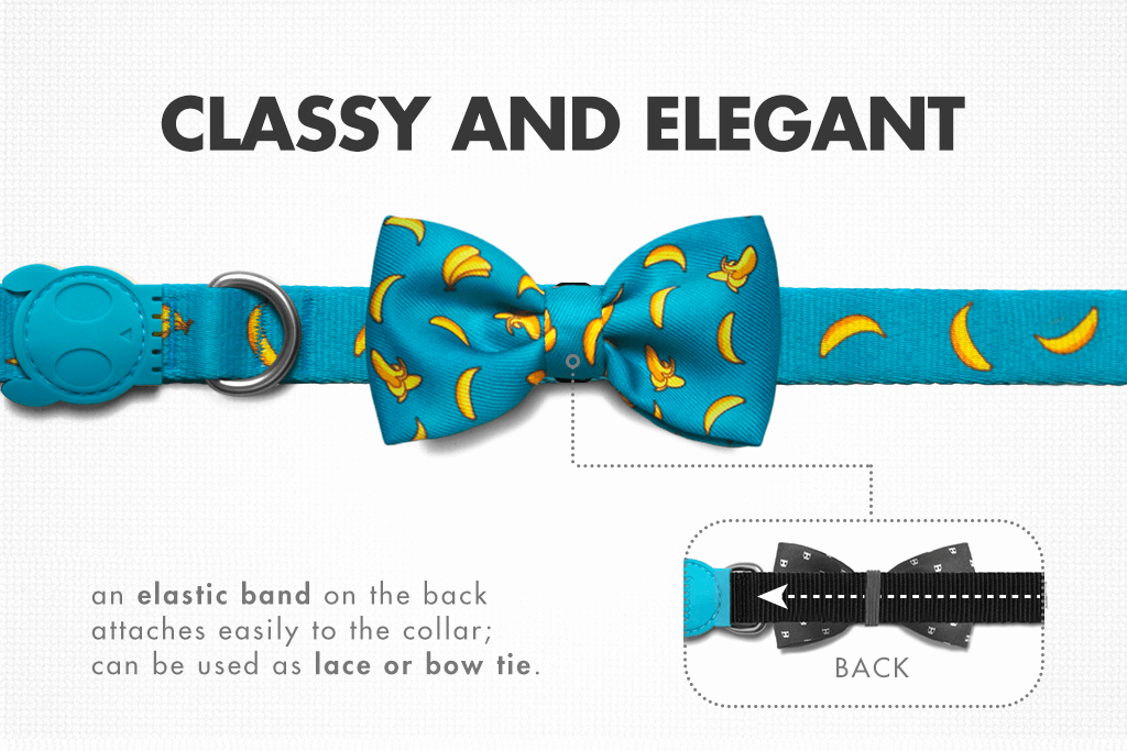 Banana Shake Dog Bow Tie | Zee.Dog