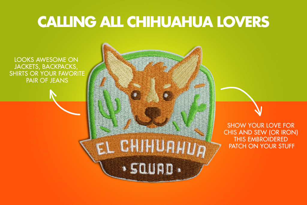 El Chihuahua Squad Dog Patch - Calling all Chihuahua Lovers | Zee.Dog
