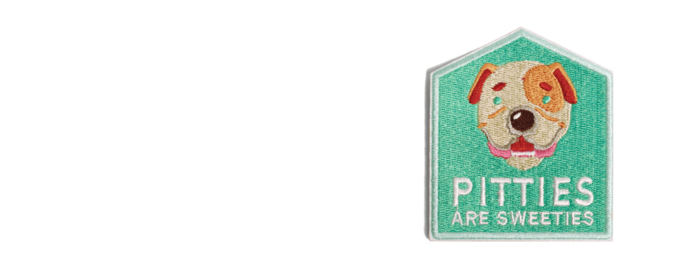 Pitties are Sweeties Dog Patch | Zee.Dog