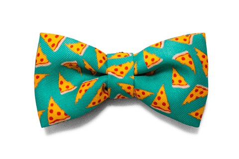 NYC Pizza Large Bow Tie | Zee.Dog