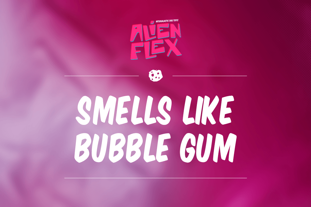 Alien Flex Space Station Dog Toy - Smells like Bubble Gum | Alien Flex