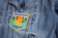 Retriever League Dog Patch applyed on a jacket | Zee.Dog